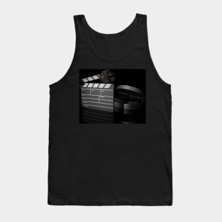 film clapperboard with reel Tank Top